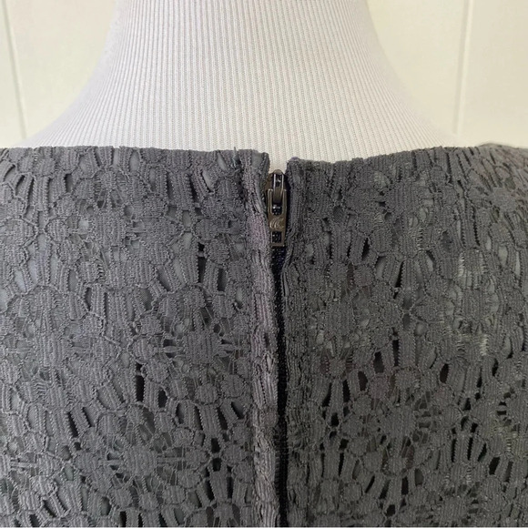 Vintage Black Lace Alice Of California Set Sz S Maxi Skirt & Top Crop Sleeveless - Picture 10 of 15